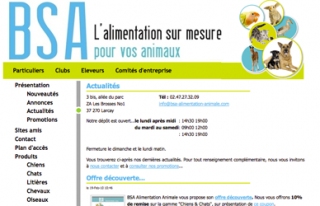 BSA Alimentation Animale - Site de la société BSA Alimentation Animale