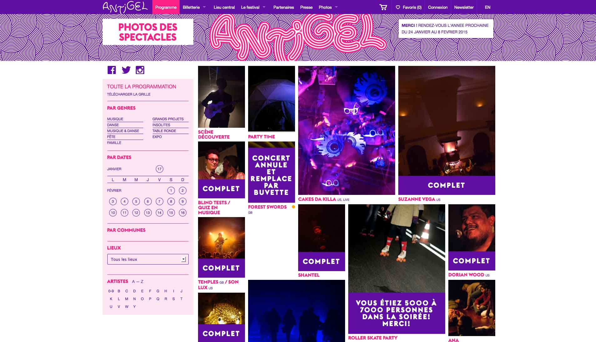 Festival Antigel 2014